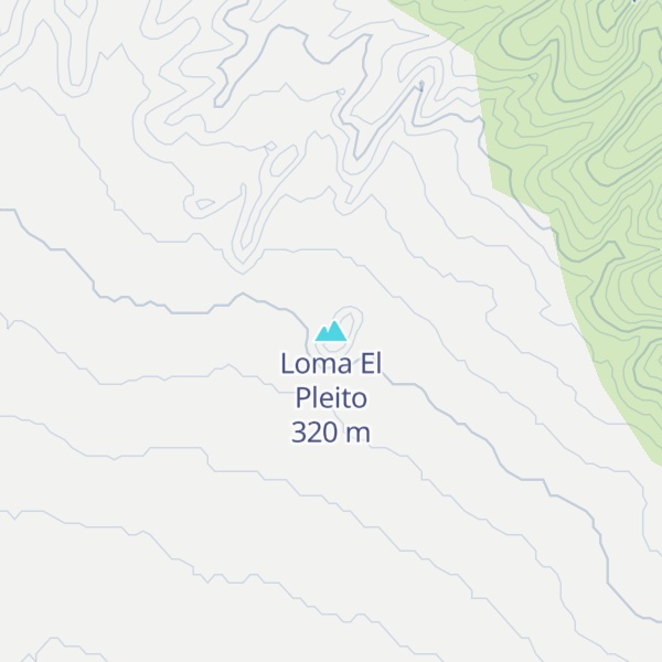 Map of Loma El Pleito