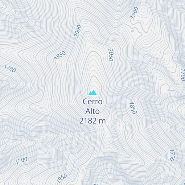 Map of Cerro Alto