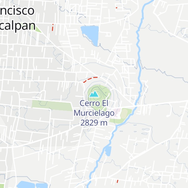 Map of Cerro El Murcielago