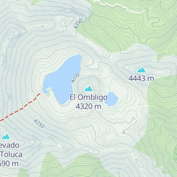 Map of El Ombligo