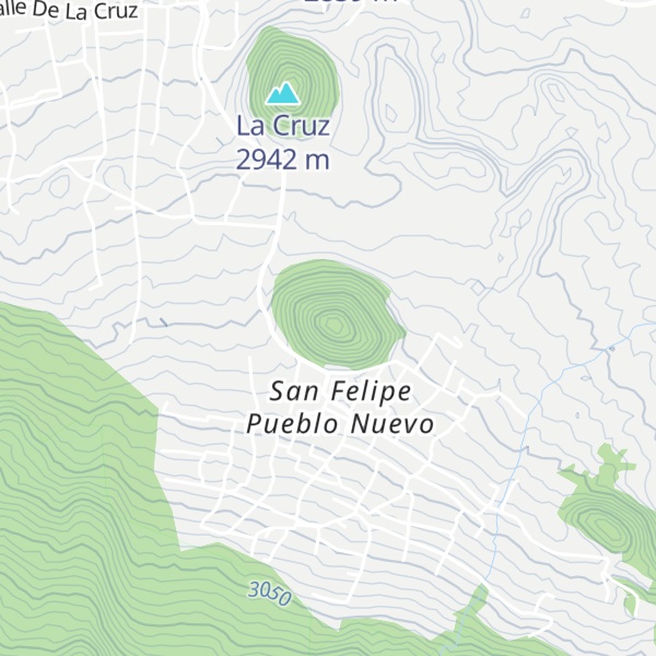 Map of Cerro Xiteje