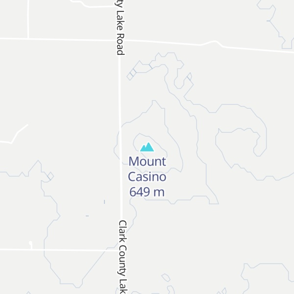 Map of Mount Casino