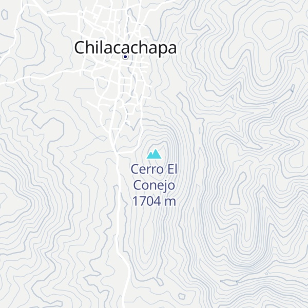Map of Cerro El Conejo