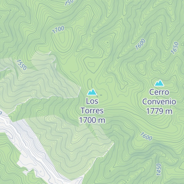 Map of Los Torres