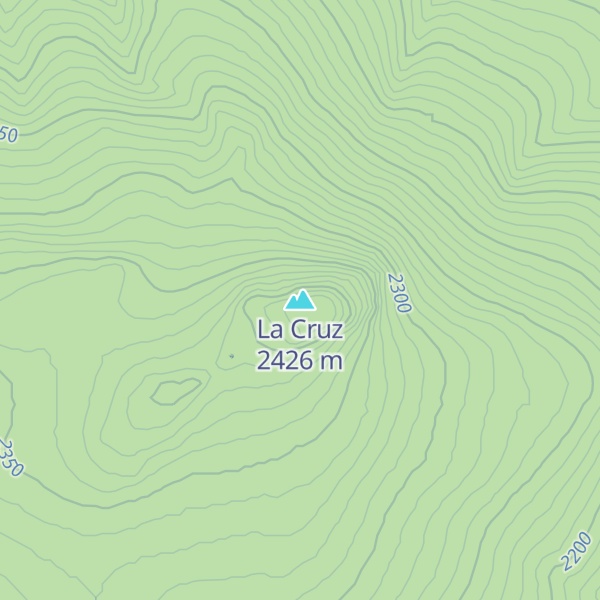 Map of La Cruz