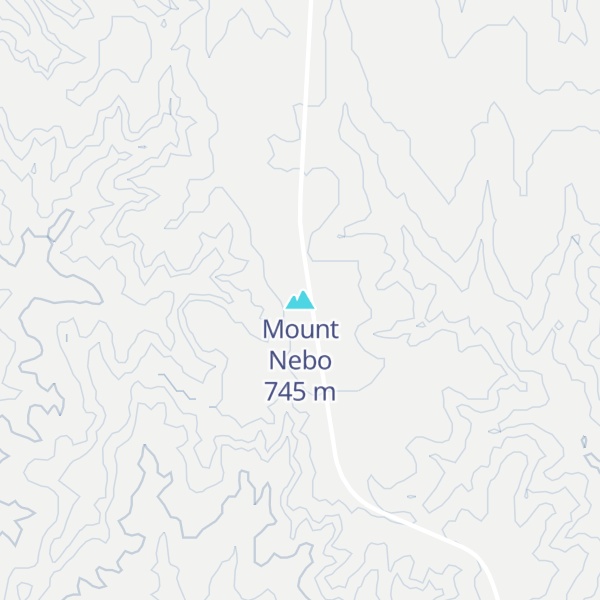 Map of Mount Nebo