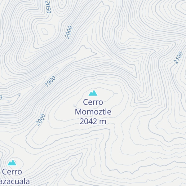 Map of Cerro Momoztle