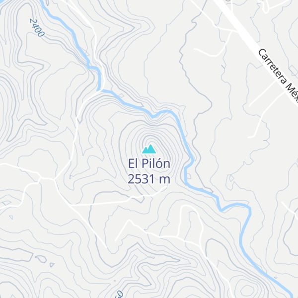Map of El Pilón