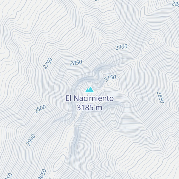Map of El Nacimiento