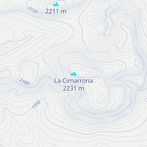 Map of La Cimarrona