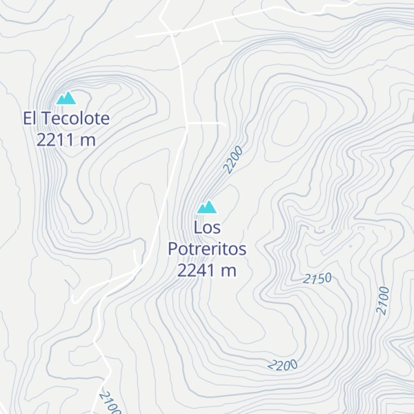 Map of Los Potreritos