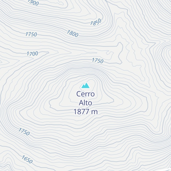 Map of Cerro Alto