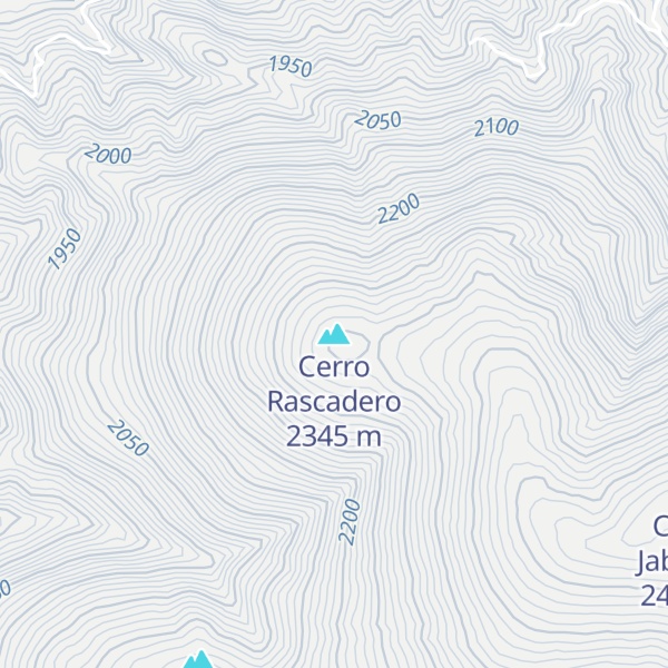 Map of Cerro Rascadero