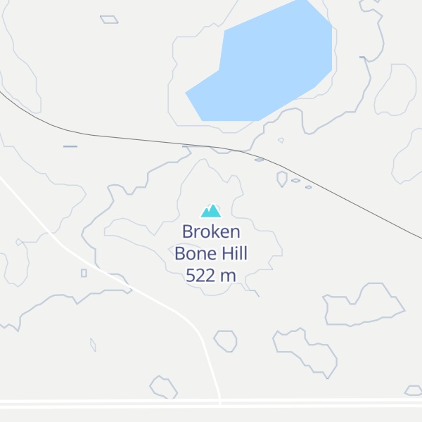 Map of Broken Bone Hill