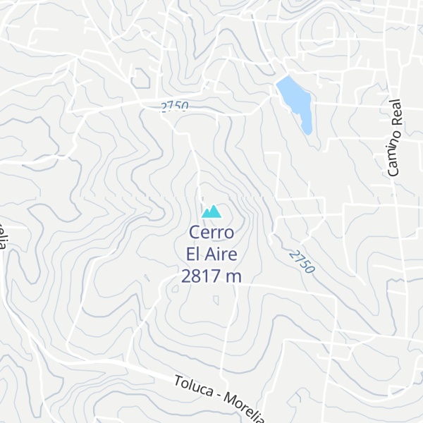 Map of Cerro El Aire