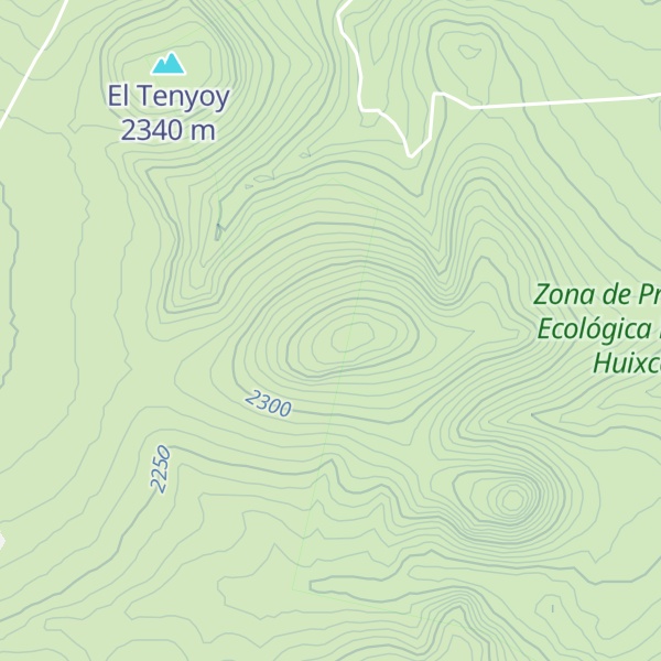 Map of Cerro Frío