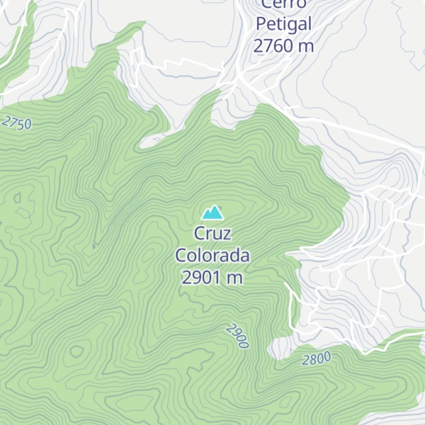 Map of Cruz Colorada
