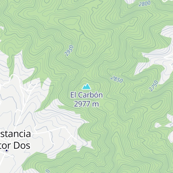 Map of El Carbón