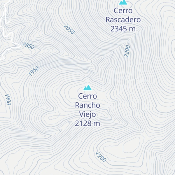 Map of Cerro Rancho Viejo