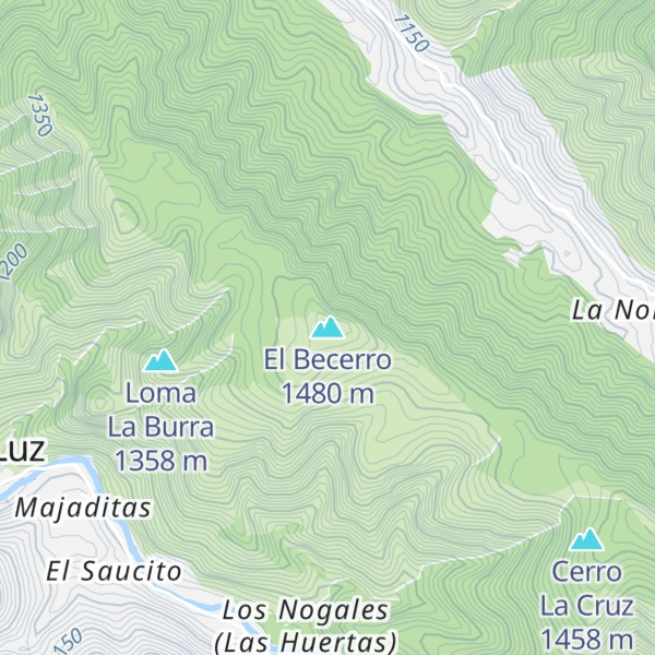 Map of El Becerro
