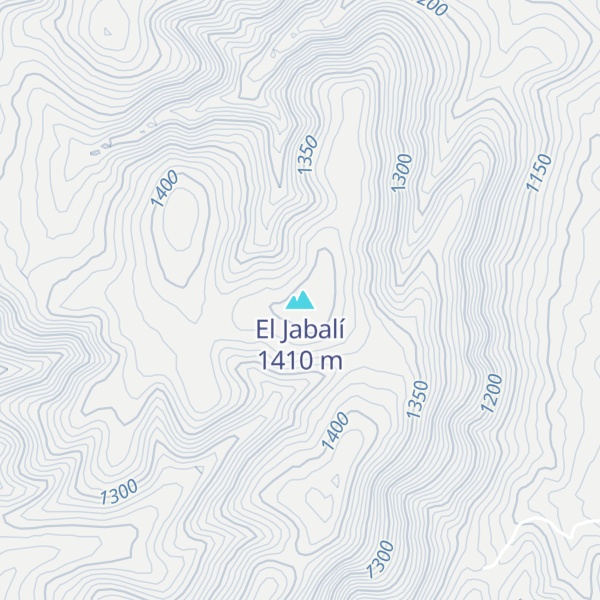 Map of El Jabalí