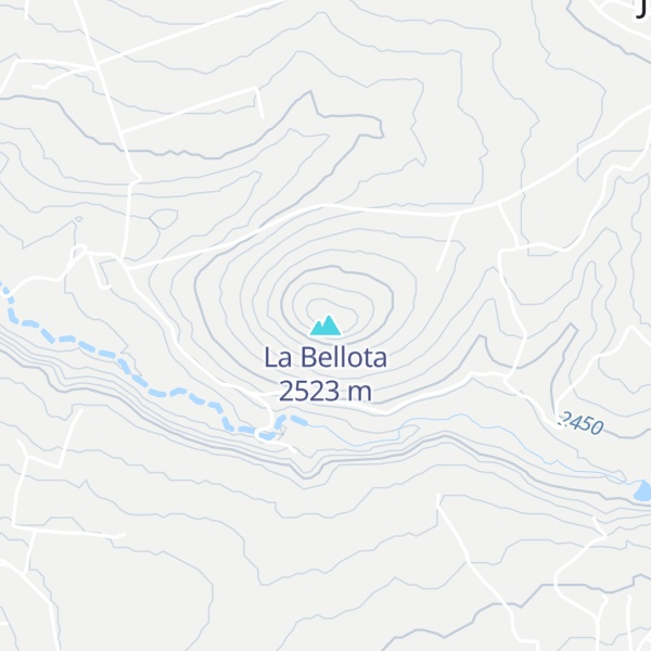 Map of La Bellota