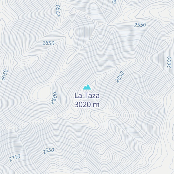 Map of La Taza