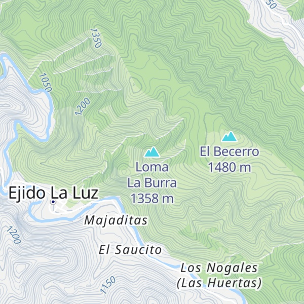 Map of Loma La Burra