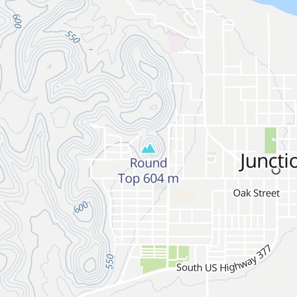 Map of Round Top