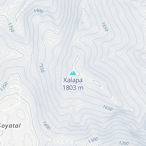 Map of Xalapa