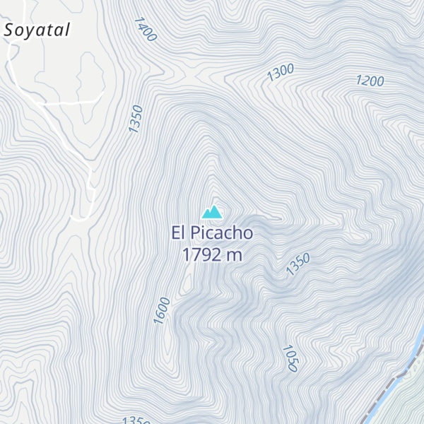 Map of El Picacho