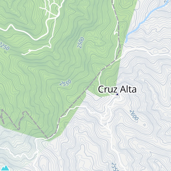 Map of Cerro Tentación
