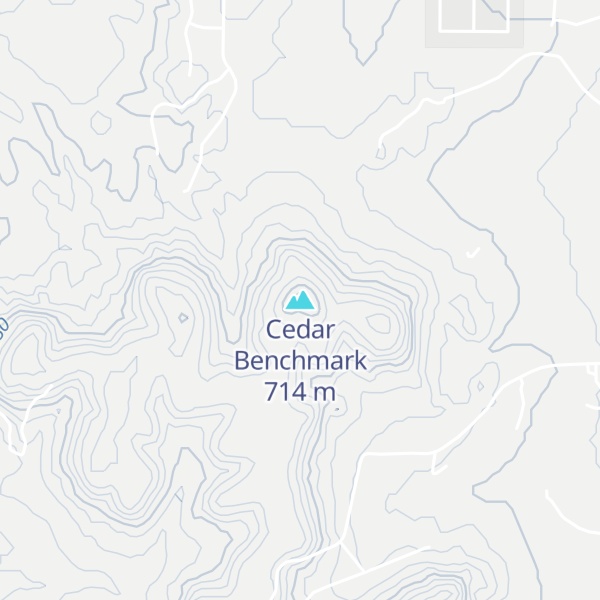 Map of Cedar Benchmark