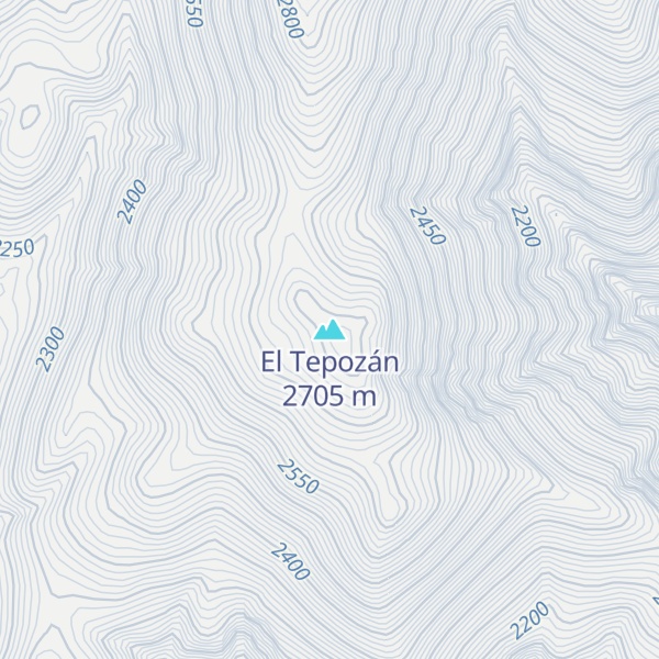Map of El Tepozán