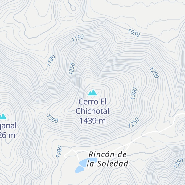 Map of Cerro El Chichotal