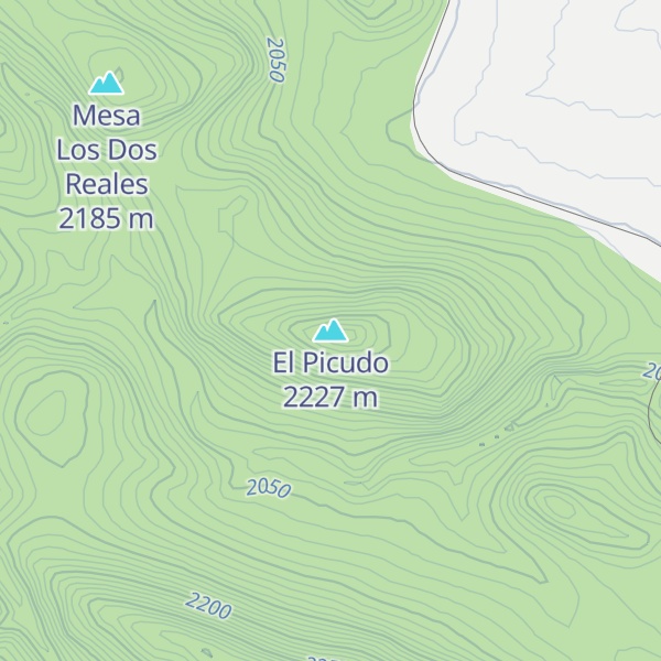 Map of El Picudo