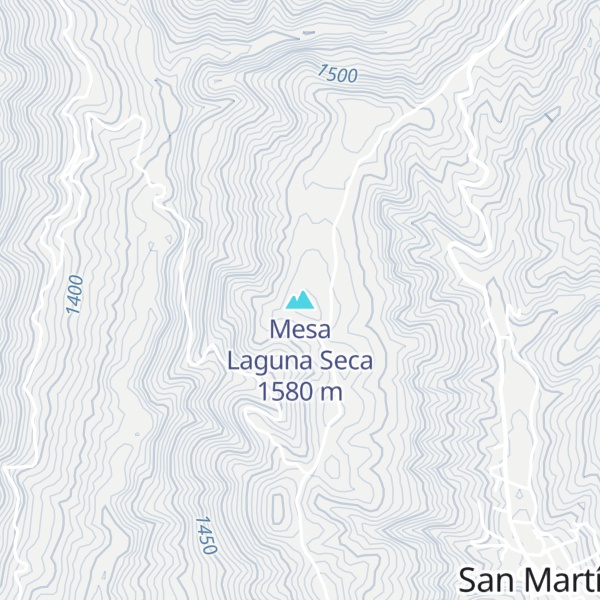 Map of Mesa Laguna Seca