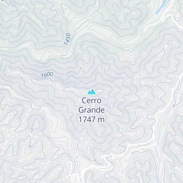 Map of Cerro Grande