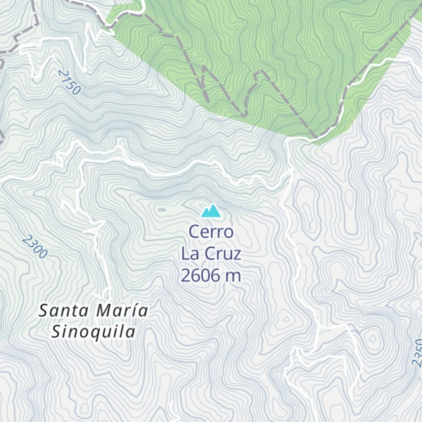 Map of Cerro La Cruz