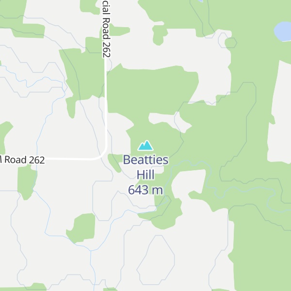 Map of Beatties Hill