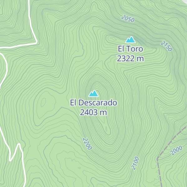 Map of El Descarado