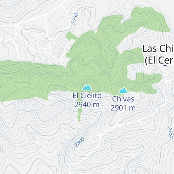 Map of El Cielito