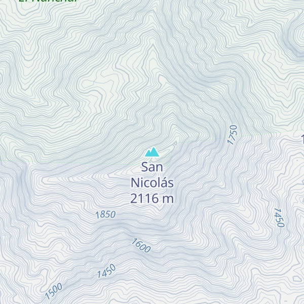 Map of San Nicolás
