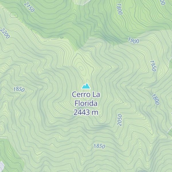 Map of Cerro La Florida