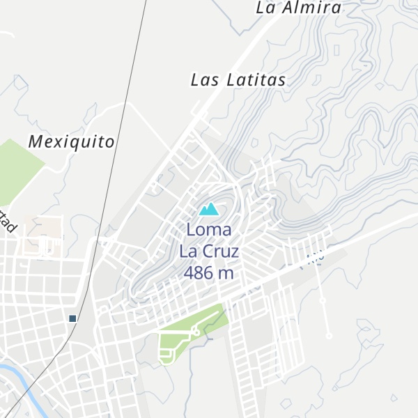 Map of Loma La Cruz