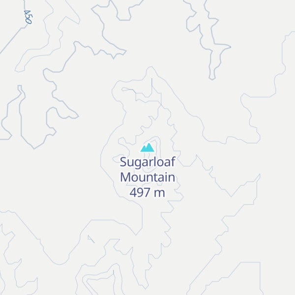 Map of Sugarloaf Mountain