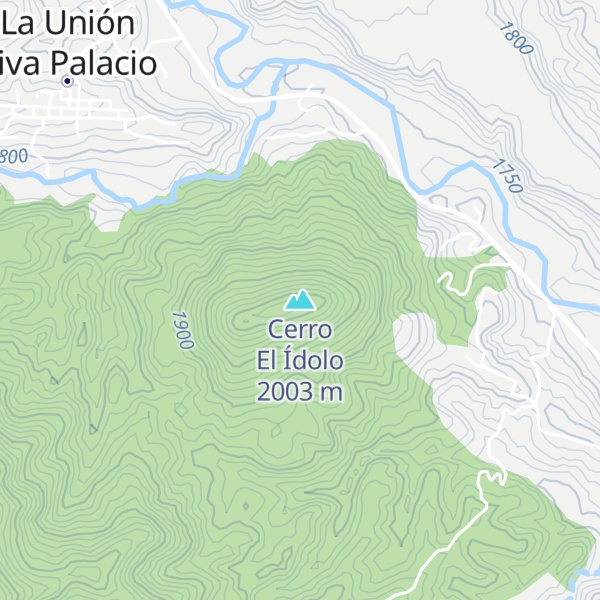 Map of Cerro El Ídolo