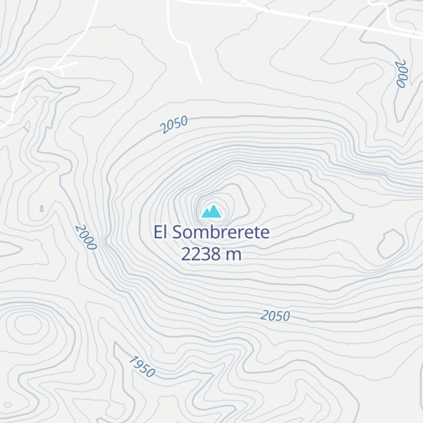 Map of El Sombrerete