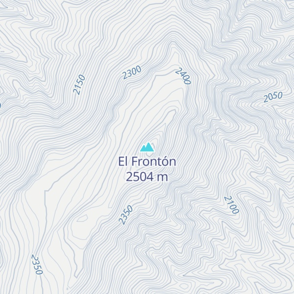 Map of El Frontón