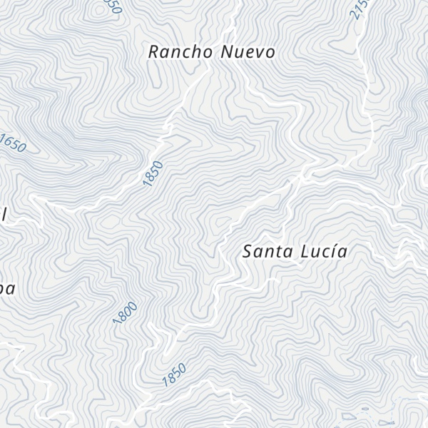 Map of Santa Lucia